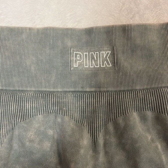 Victoria’s Secret PINK Seamless Leggings Mint Green Medium - Picture 5 of 7